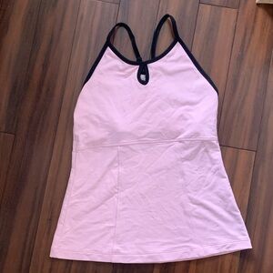La SENZA Pink and Black Tank Top